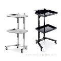 Ready to Ship Barber Sop Furniture Plastic Styling Salon Tool Beauty Hair Salon Side Trolley with wheels and Drawers